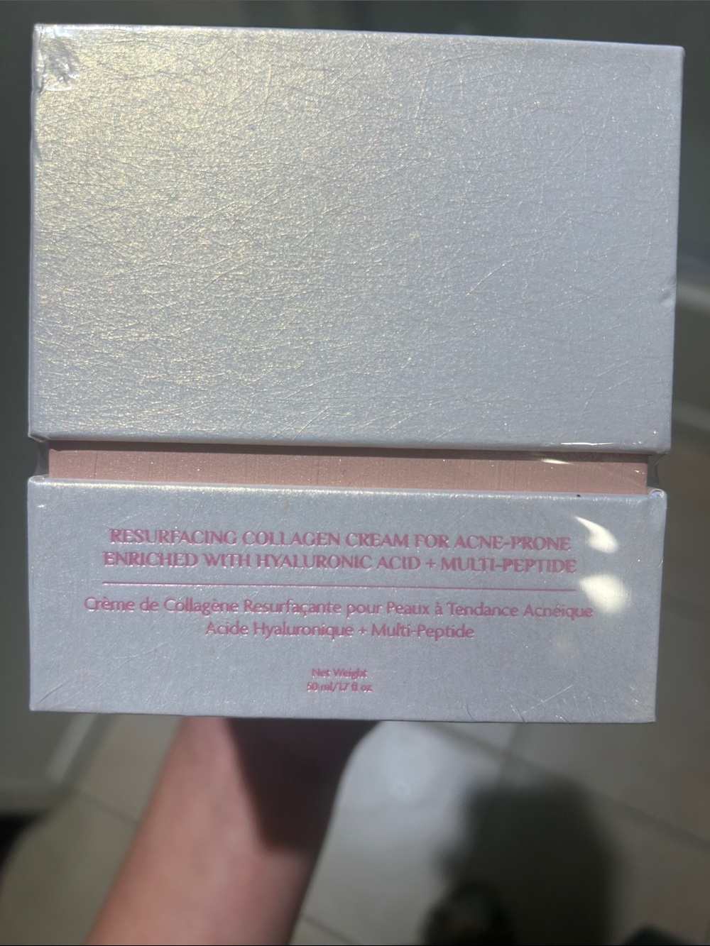 M Resurfacing Cream Box in Pearl White & Soft Pink